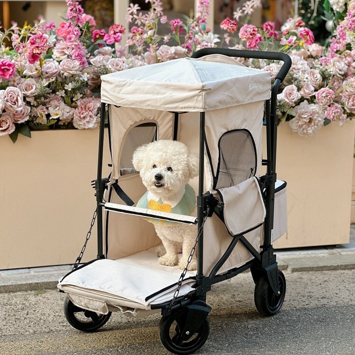 NEW 까로 캠프라이트 웨건, 1개, NEW 멜란지 베이지  본체