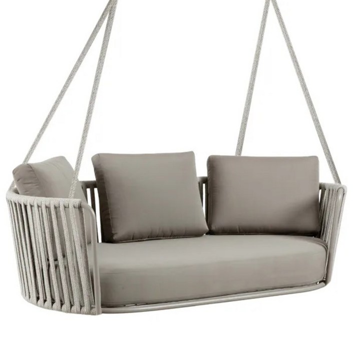 야외 정원용 그네 의자 실내 발코니 흔들의자 해먹 가정용 휴식용, 웨빙 더블 스윙