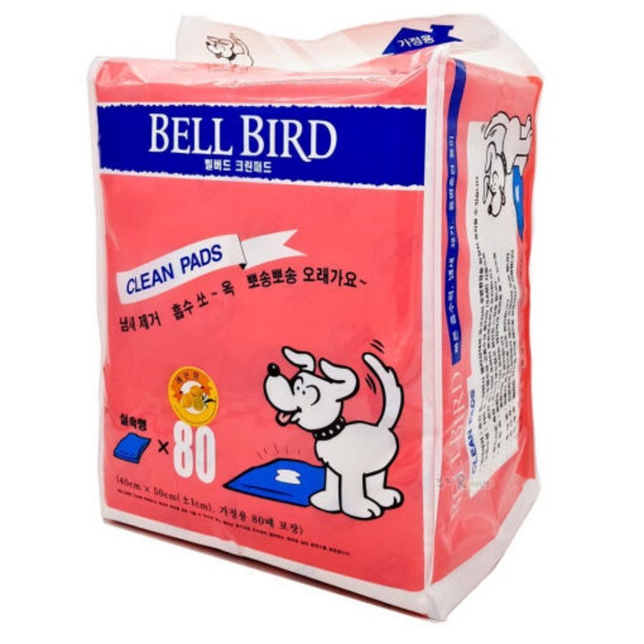 벨버드 애견 강아지 배변 패드 80p, 2개