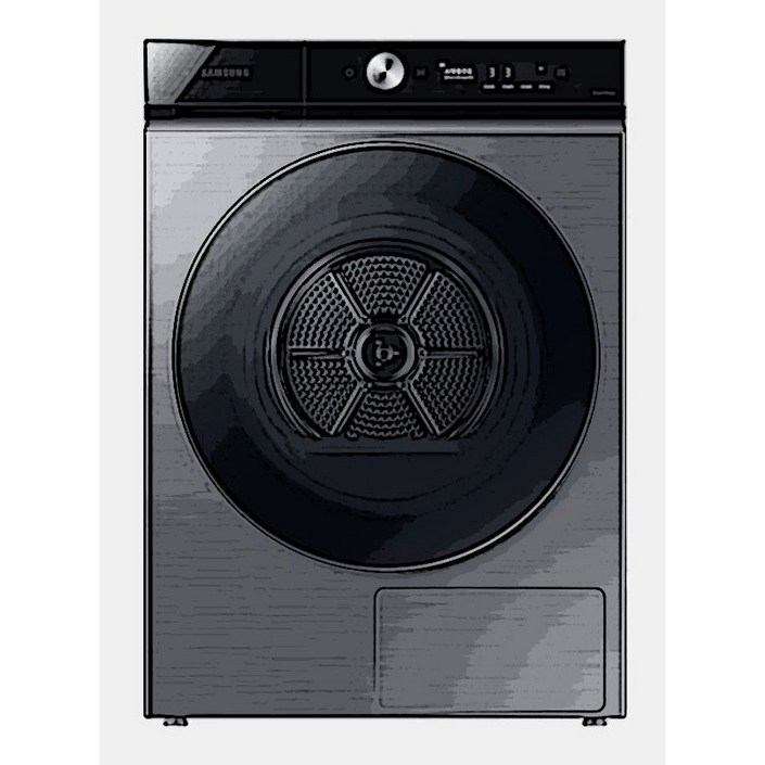 삼성전자 건조기 올인원 컨트롤 건조 용량 20kg,그레이지 DV20B9760CP 대용량
