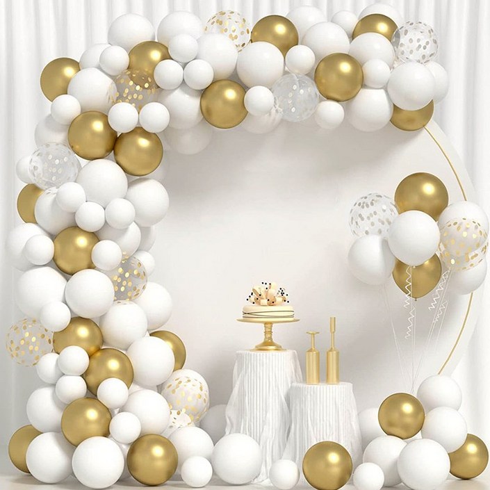 파티쇼 파티 장식 풍선 30cm 골드 계열