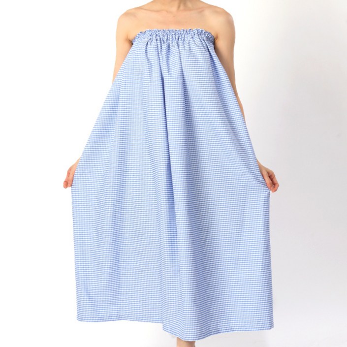 피부관리샵 고무줄치마 고무줄 밴딩 스파 마사지가운 랩가운 튜브탑 탑가운 검진 피부샵 왁싱샵 AGVSS48