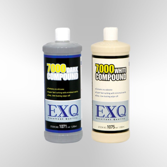 이엑스큐 7000방 컴파운드 화이트 다크 EXQ 7000 COMPOUND SN1075W1L SN1071D1L 미세 스크래치 스월마크 제거 신차유지관리용, 1개, 화이트