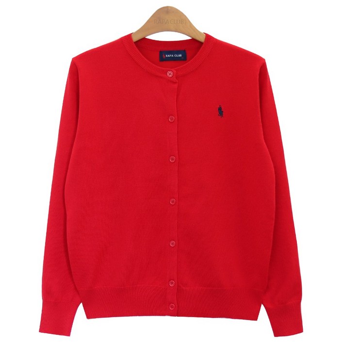 라파클럽 여성 소프트 라운드 니트 데일리 가디건