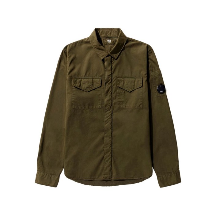 C.P.컴퍼니 flap-pockets long-sleeves shirt