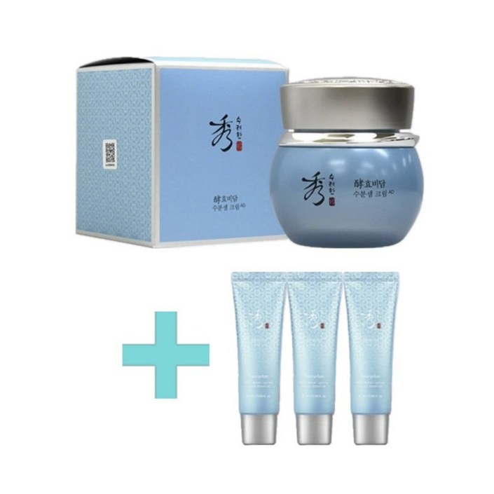 수려한 효비담 수분샘 크림 어드밴스드 75ml  25ml x 3개 추가증정