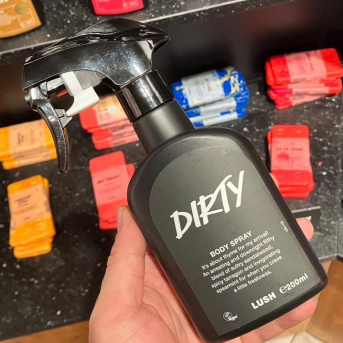 러쉬 더티 바디 스프레이 허브향