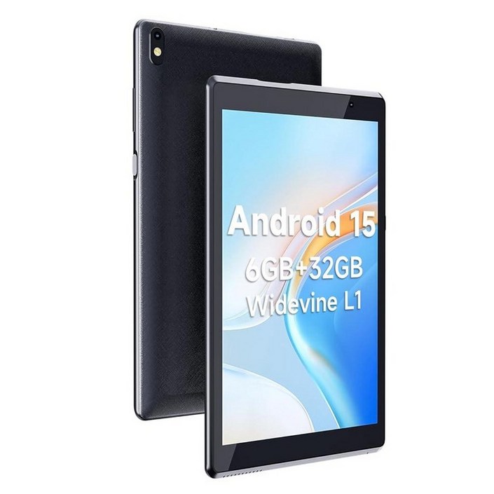 COOPERS 태블릿 안드로이드 15 7인치, 6GB RAM, 32GB ROM 지원 1TB 확장 컴퓨터 PC, 쿼드 코어 프로세서, IPS 터치 스크린, 25MP 듀얼 카메라