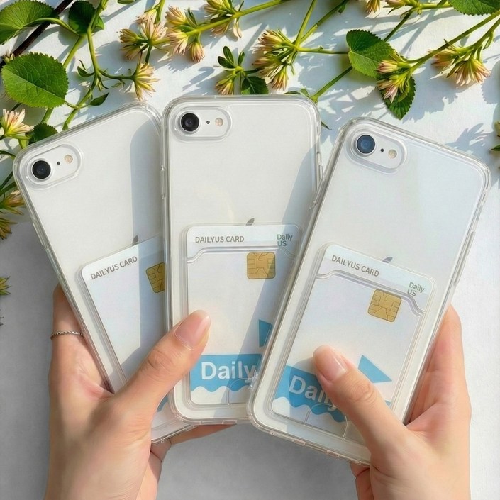 데일리어스 111 에어백 카드 수납 투명 범퍼 케이스