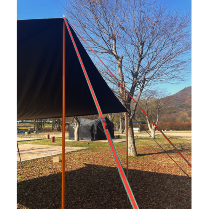 유파밍 타프 웨빙 스트랩 로프라쳇 두께 2.5cm 보조3m 메인4m 택1