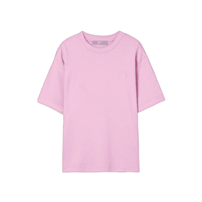 에잇세컨즈 체인자수 반팔 티셔츠 핑크 (323342LY4Y)