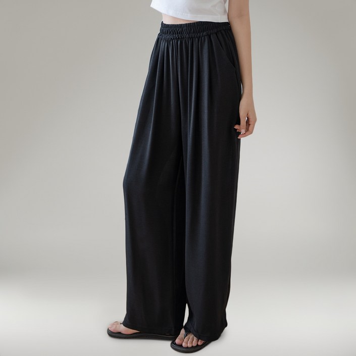 제제룩 여성 와이드팬츠 여름 바지