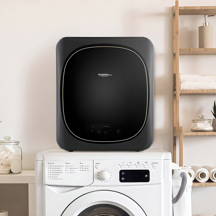 대웅 4세대 스마트 AI 회전형 미니건조기 4kg UV 99.9 살균 아기옷 원룸 자취 소형 PRO 반영구 안심 3중 필터 의류 건조기