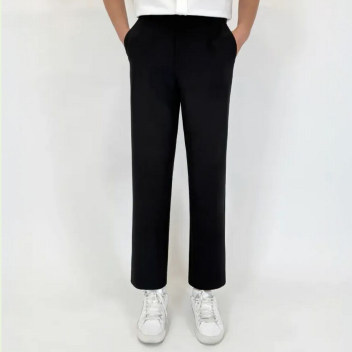 데이로아 남자 키작남 기본 스판 팬츠 데일리 슬랙스