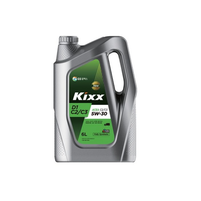 kixx D1 C2C3 5W30 6L 디젤 엔진오일, kixx D1 C2C3 5W30 6L, 5w30, 1개