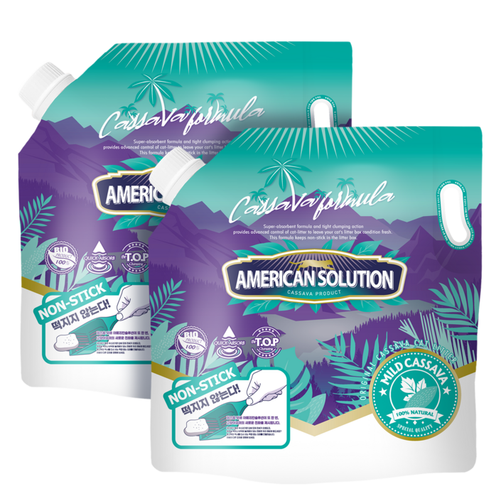 아메리칸솔루션 마일드 카사바 5.9kg2봉, 2개, 5.9L, 무향
