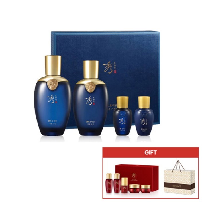 수려한화장품 수려한 효비담 정율 2종 기획  효비담 5종 키트  쇼핑백