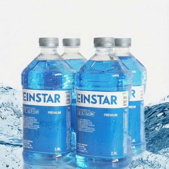 아인스타 에탄올 워셔액 부케향, 2L, 4개