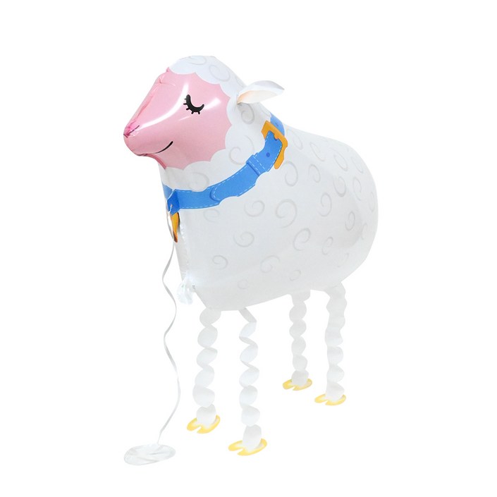 귀여운 동물 산보 산책풍선 워킹 풍선 헬륨 끌고다니는 동물