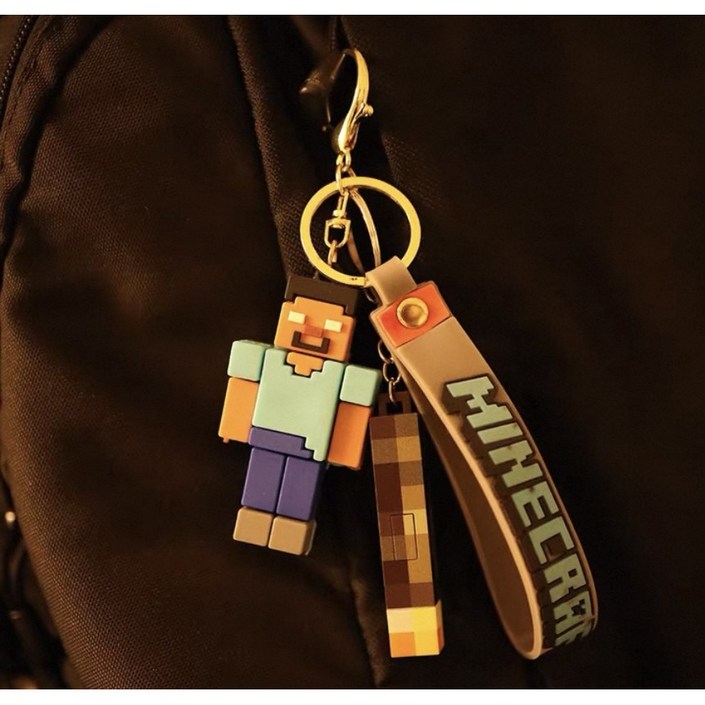 마인크래프트 피규어7색 변색 충전식 횃불 2종 세트