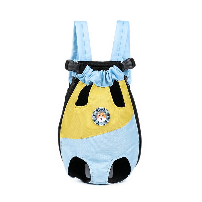 LX1329 LUMANOKI 귀엽고 가벼운 애견 애묘 강아지가방, 1개, 옐로우 블루