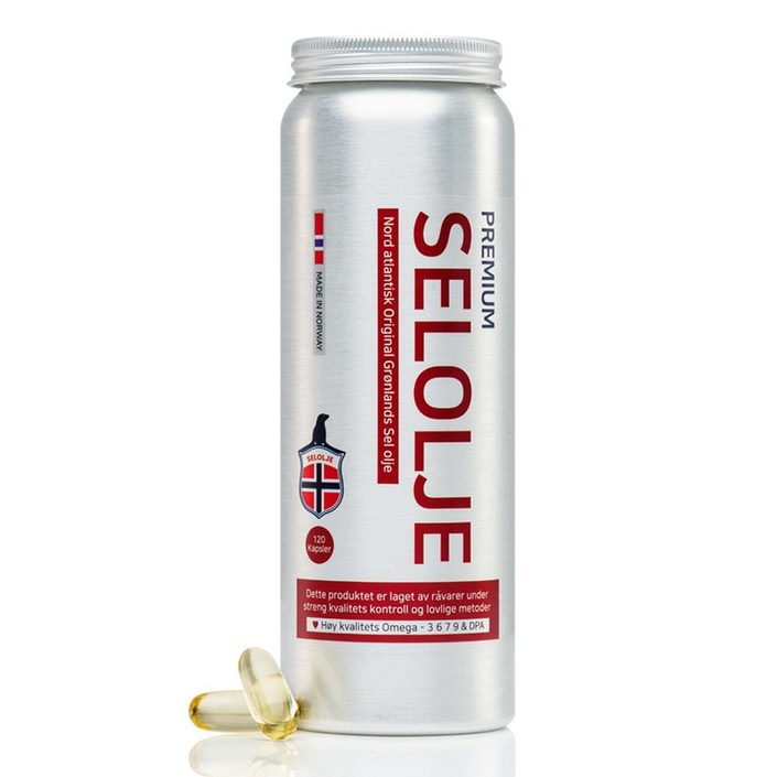 노르웨이 물개 오메가3프리미엄 셀올예 약국 정품 Seal Oil SELOLJE, 120정, 1개