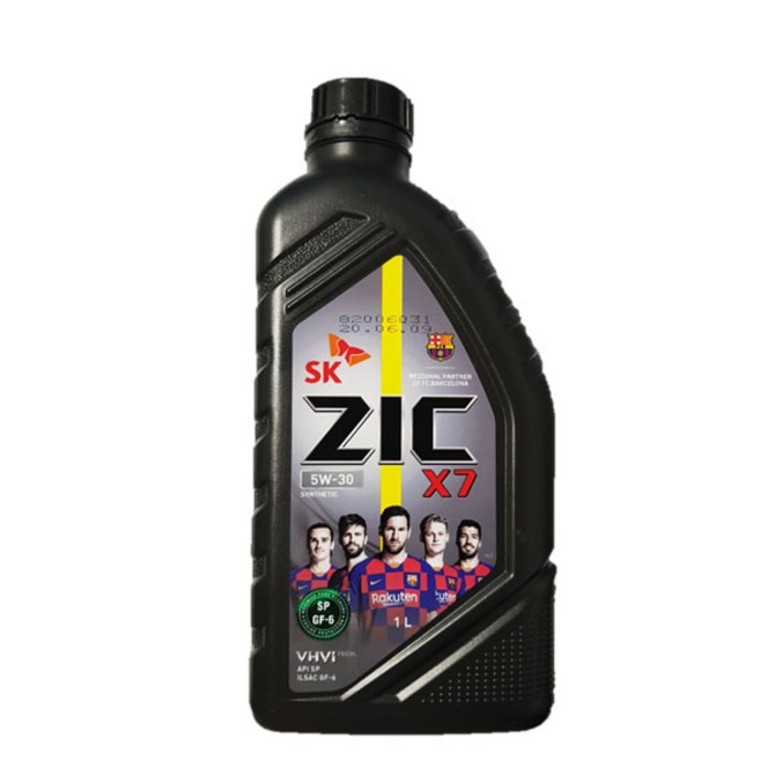 ZIC X7 5W30 SP 1L 가솔린 엔진오일, 1개, 지크 X7 5W30_1L 20221107