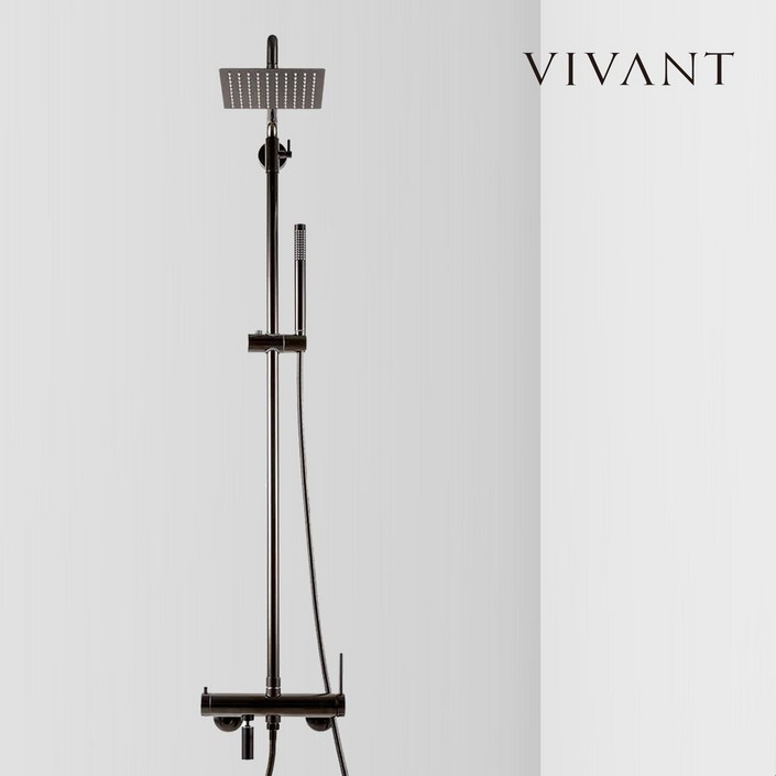 비반트 VIVANT 레인샤워 해바라기 샤워 수전 VA 4001 CB 콜드 블랙, 콜드블랙, 1개 비반트 VIVANT 레인샤워 해바라기 샤워 수전 VA 4001 CB 콜드 블랙, 콜드블랙, 1개