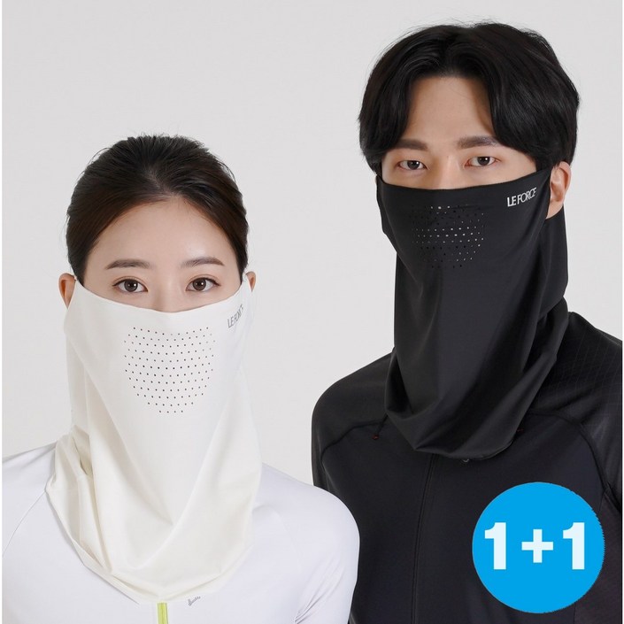 르포스 자외선차단 쿨 스포츠 골프 마스크 11, 블랙화이트, 1세트 르포스 자외선차단 쿨 스포츠 골프 마스크 11, 블랙화이트, 1세트