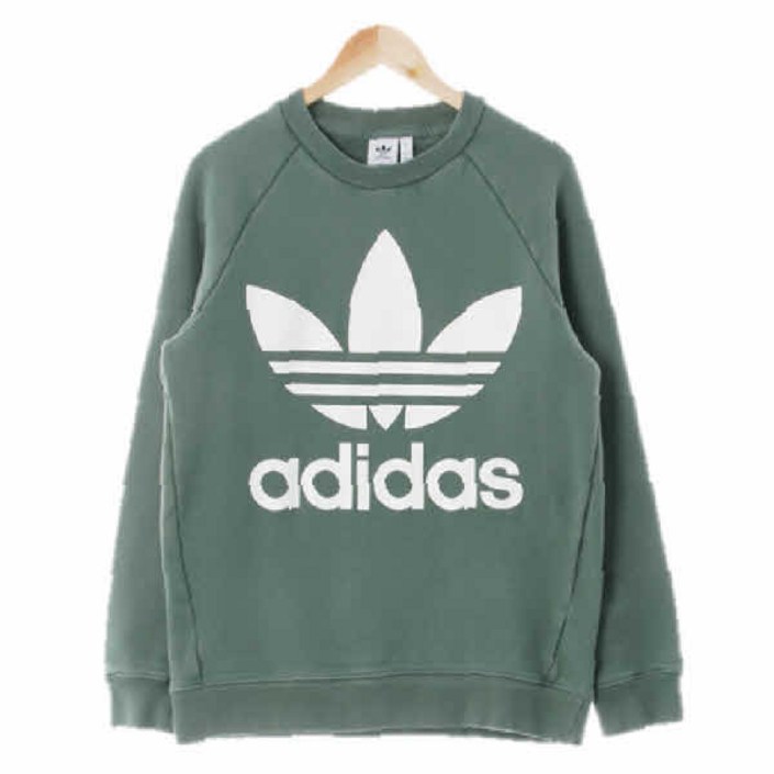 기타 1172 ADlDAS오리지널 인디그린 프린팅 면 빅로고크루넥맨투맨 S 수지네 구제