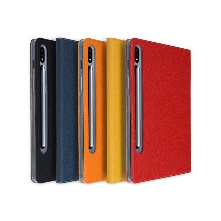 베토벤 갤럭시탭S8 S7 11 스탠딩 케이스 X700, X706, 1개, 07천연가죽 오렌지