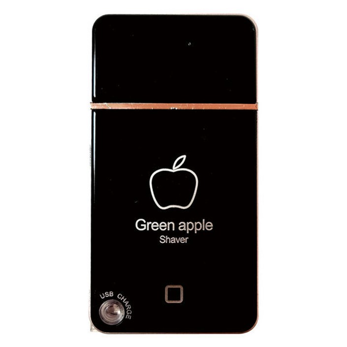 그린애플 휴대용 여행용 차량용 미니 USB 충전 전기 면도기 블랙  화이트 택1