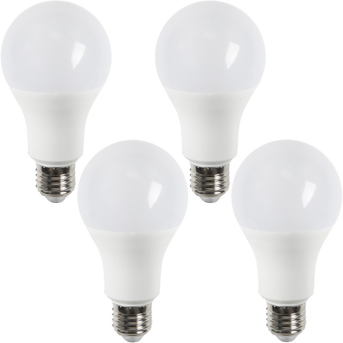 LED 벌브 컨버터 내장형 전구 E26 8W, 4개, 전구색 LED 벌브 컨버터 내장형 전구 E26 8W, 4개, 전구색