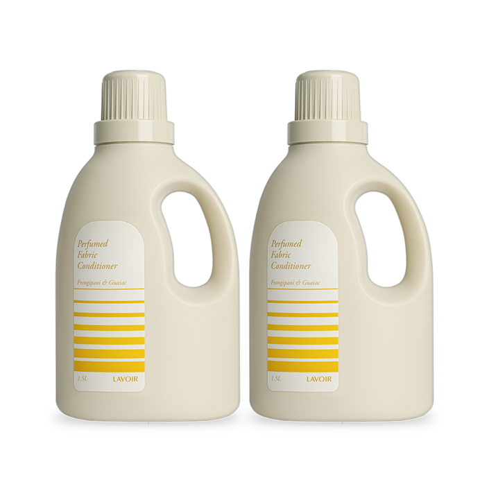 라브아 퍼퓸 초고농축 섬유유연제 프랑지파니앤가이악 향 1.5L, 1.5L, 2개