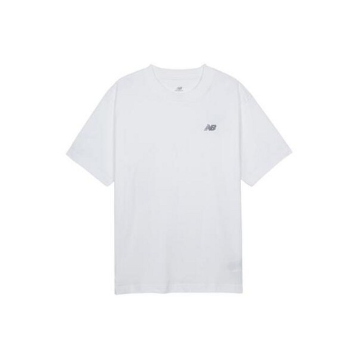 뉴발란스 에센셜 코튼 티셔츠 화이트