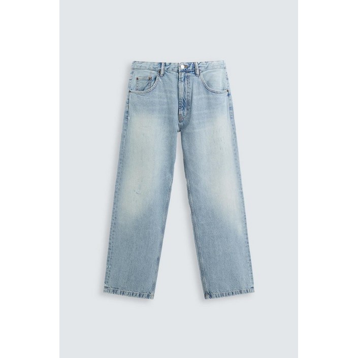 자라 ZARA 남성 루즈핏 청바지  라이트 블루323388