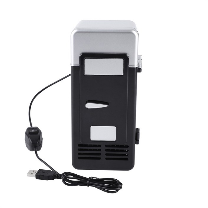 초미니냉장고 LED 미니 USB 냉장고, 음료 캔 히터