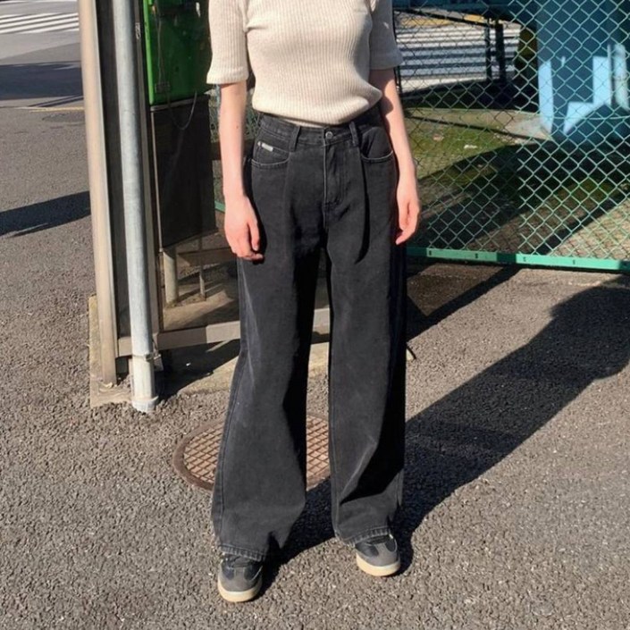 언더슨 포컷와이드데님 흑청 진청데님 보이핏청바지