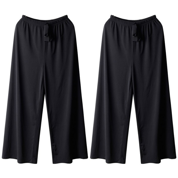 애니진 여성 11 여름 8부 9부 쿨스판 통바지 와이드 팬츠 1165