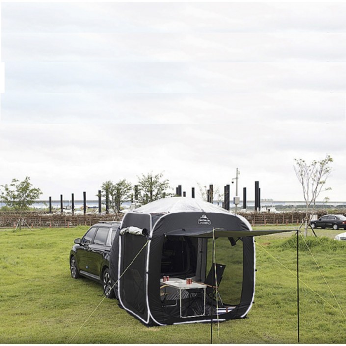 더 뉴 싼타페 차박 텐트 신상 도킹 쉘터 큐브형 원터치 사계절
