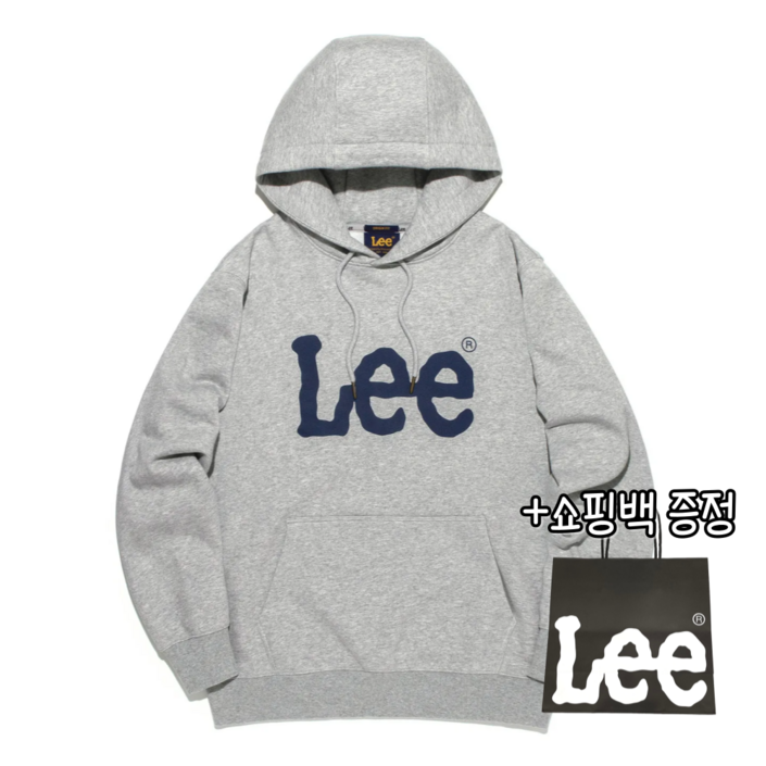 [당일출고/정품] Lee 리 빅 로고 후드티 (5color) + 쇼핑백