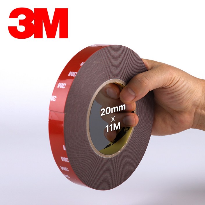 쓰리엠3M 대용량 11m 초강력 폼 양면테이프 20mm, 1개