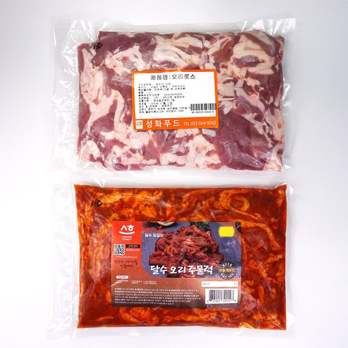 달수 오리세트 오리로스500g오리주물럭500g 국내산오리 당일제조 당일발송 생오리 슬라이스, 500g, 2개 달수 오리세트 오리로스500g오리주물럭500g 국내산오리 당일제조 당일발송 생오리 슬라이스, 500g, 2개