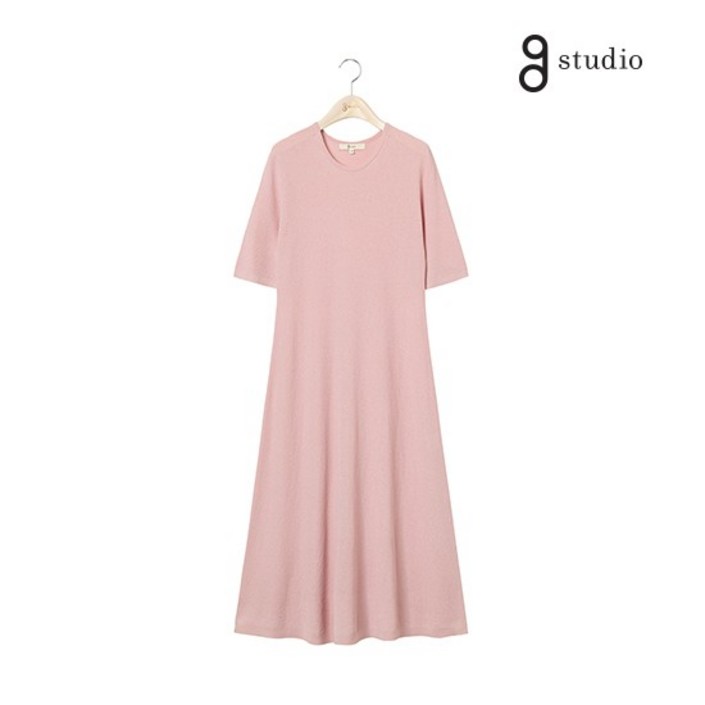 지스튜디오 25SS 썸머 홀가먼트 니트 원피스