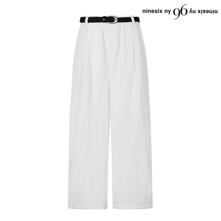 나인식스뉴욕 데님 와이드 벨티드 팬츠 NP2TA011L0 256786