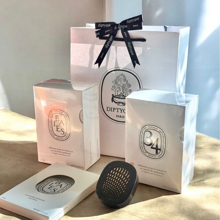 당일출고 딥디크 차량용 방향제 세트케이스리필쇼핑백, 34번가, 1세트