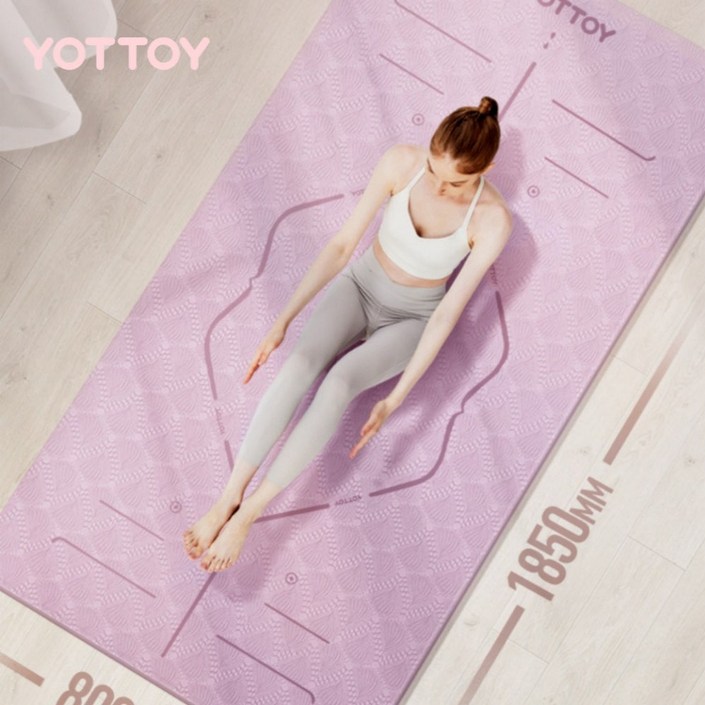 YOTTOY 요토이 리얼 TPE 두꺼운 요가매트 1.2cm 빅사이즈 2가지컬러, 퍼플, 1개 YOTTOY 요토이 리얼 TPE 두꺼운 요가매트 1.2cm 빅사이즈 2가지컬러, 퍼플, 1개