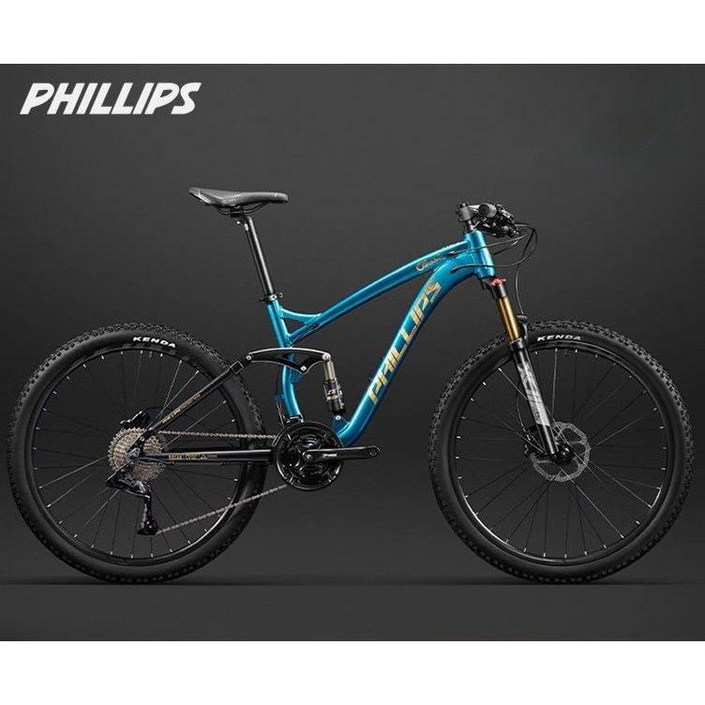 Phillips 알루미늄 MTB 자전거 풀샥 산악 유압 디스크 브레이크 오프로드