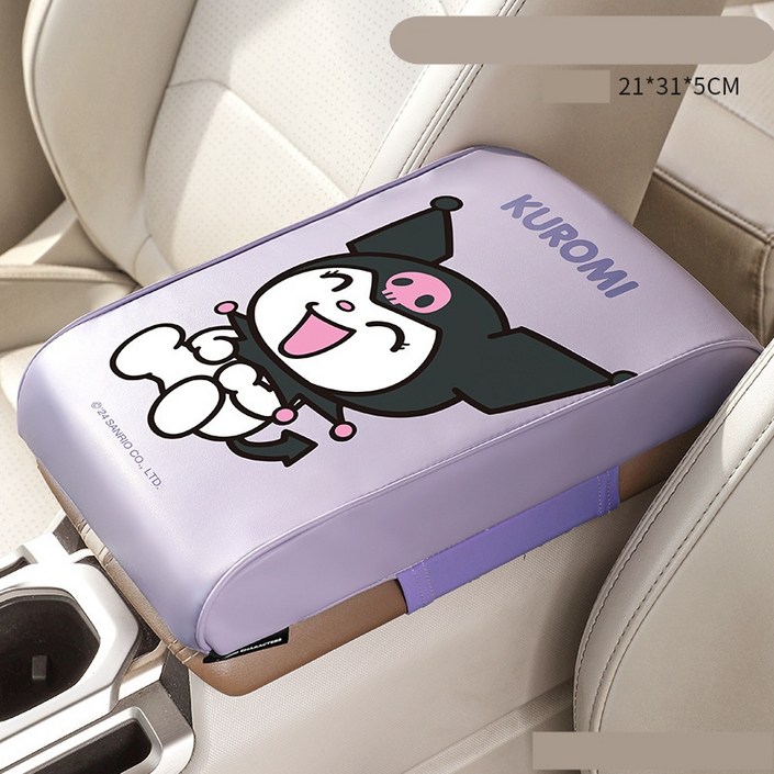 산리오 자동차 팔쿠션 귀여운 캐릭터 마이멜로디 메모리폼 팔걸이 차량용 콘솔쿠션