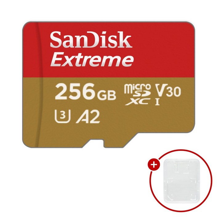 샌디스크 마이크로SD카드 Extreme 익스트림 SDSQXA SD카드 케이스